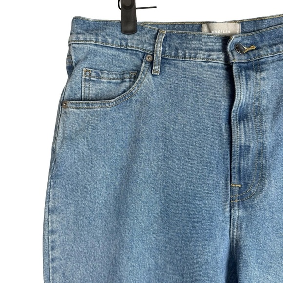 Everlane Women’s The Original Cheeky Jeans Sz 32 Crop Organic Cotton High Waist - Picture 4 of 10